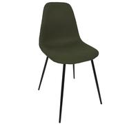 Lot De 4 Chaises - Home Deco Factory - Atome - élégantes - Kaki