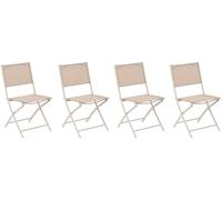 Hespéride Chaise de jardin pliante Modula argile beige