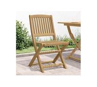 vidaXL Chaises pliables d'extérieur – Lot de 6 en bois d'acacia solide