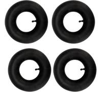 Lot de 4 chambres à air coudées 3.00/3.50-4 - Accessoires pour roue de brouette - 260 x 85 mm - Chambre à air pour roue de diable - Tuyau standard de rechange