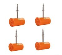 Lot de 4 chambres à air ultra légères en TPU pour pneus de VTT de 26 pouces 26 x 2,3 26 x 2,4 26 x 2,5 avec valve métallique de 45 mm, contrôle de la température stable de la pression
