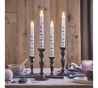 Lot de 4 Chandelles TruGlow® à Motif Chauve-souris
