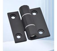 Lot de 4 charnières d'amortissement aléatoire personnalisables en alliage de zinc avec arrêt de couple charnières plates pour rotation à 360 ° pour meubles, armoires, fenêtres, portes Plus (36 x 28 mm