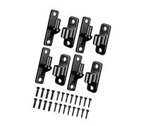 Lot de 4 charnières de portail robustes en acier inoxydable avec goupille de charnière pour clôture en bois et utilisation en extérieur Facile à installer