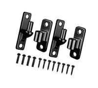 Lot de 4 charnières de portail robustes en acier inoxydable avec goupille de charnière pour clôture en bois et utilisation en extérieur Facile à installer