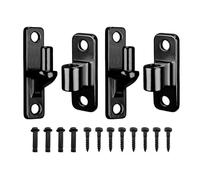 Lot de 4 charnières de portail robustes en acier inoxydable avec goupille de charnière pour clôture en bois et utilisation en extérieur Facile à installer