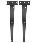 Lot de 4 charnières en T for portes d'armoires, portails, meubles galvanisés, robustes