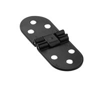 Lot de 4 charnières invisibles à 180 degrés, en alliage, for porte d'armoire, table manger, avec trou, accessoires for meubles et maison Pour Les Armoires(Black)