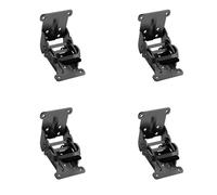 Lot de 4 charnières pliantes multi-usages pour cuisses de bureaux, chaises et étagères, verrouillage d'identité, plan modifiable, installation facile, joint de meubles en métal