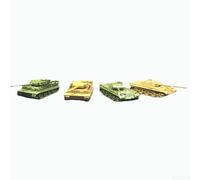 Lot de 4 Chars Lourds Allemands 1:144 à Monter Jouet