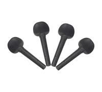 Lot de 4 chevilles d'accordage en ébène, pièces rechange for instruments à cordes, accessoires for violon 4/4, 3/4, 1/4, 1/2 et 1/8 Pour Violon(1-2 Violin Pegs)