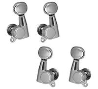 Lot de 4 chevilles d'accordage pour ukulélé, style fermé, 15 rapports de vitesse, clés pour ukulélé, haute stabilité et précision