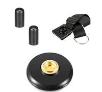 Lot de 4 chevilles d'ancrage pour violoncelle avec butée de sangle de violoncelle et tapis antidérapant en caoutchouc pour violoncelle, accessoires d'instruments de basse