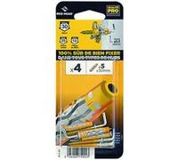 Lot de 4 chevilles et gonds couleur RED HEAD, Diam.5 mm x L.30 mm G