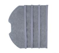 Lot de 4 chiffons absorbants pour robot aspirateur Eufy X8 Pro Series avec fibres haute densité pour nettoyage en profondeur des sols