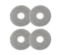Lot de 4 chiffons de nettoyage de rechange pour aspirateur Cecotec 11090, comprend 4 ou 10 pièces pour aider à améliorer la capture de la poussière et la puissance de nettoyage