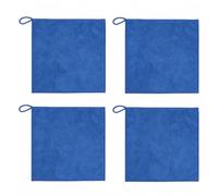 Lot de 4 chiffons de nettoyage en coton pour l'art, l'école et l'aquarelle | Chiffons en coton doux pour palette, pinceaux et pigments, pliables pour les cours d'art, la cuisine