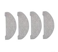 Lot de 4 chiffons de nettoyage en microfibre lavables pour aspirateur robot Vexilar W9