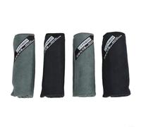 Lot de 4 chiffons de nettoyage en microfibre pour espresso 30 x 30 cm