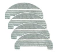 Lot de 4 chiffons de nettoyage en microfibre pour robot, matériau durable, facile à installer, pour Vactidy T7 T8, maisons avec animaux domestiques et enfants