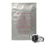 Lot de 4 chiffons de polissage pour montres - Pour réparation et élimination des rayures et de l'oxydation - Chiffon de polissage pour bijoux en or et argent - Protection contre le