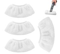 Lot de 4 chiffons de rechange en microfibre, accessoires pour nettoyeur à vapeur, brosse de sol, lingettes pour nettoyeur vapeur Kärcher EasyFix SC 2, SC 3, SC 4, SC 5