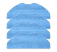 Lot de 4 chiffons de rechange en microfibre compatibles avec les aspirateurs EZVIZ RE4 / RE4 Plus / RE5 / RE5 Plus, pour maintenir des sols propres et hygiéniques