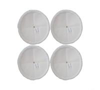 Lot de 4 chiffons de rechange en microfibre lavables et réutilisables pour balai à vapeur Bissell 2124 2039A Compatible avec le carrelage, le vinyle, le stratifié, le nettoyage des sols en bois