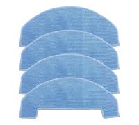 Lot de 4 chiffons de rechange en microfibre, matériau durable, facile à installer, pour aspirateur Polaris PVCR 3600, G2 0926W, G2 0726W, G2 1226, pièces d'aspirateur robot