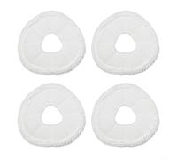 Lot de 4 chiffons de rechange en microfibre pour aspirateur robot - Absorbe les taches tenaces sur le sol - Huile et jus