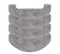 Lot de 4 chiffons de rechange en microfibre pour aspirateur robot Midea VCR S6 Plus, lavables et réutilisables, chiffons de nettoyage pour aspirateur robot