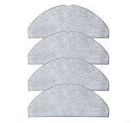 Lot de 4 chiffons de rechange en microfibre pour aspirateur robot S20 D106, 3C, E10 3C C103, 3C Plus B112