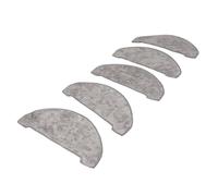 Lot de 4 chiffons de rechange en microfibre pour aspirateur Vexilar Cleanova W7/W11, tampons lavables haute absorption pour balai robot à vidange automatique