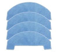 Lot de 4 chiffons de rechange en microfibre pour aspirateurs Atvel Smartgyro R80 Base Conga 2499 Ultra Home Titan, lavables et fiables