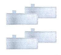 Lot de 4 chiffons de rechange en microfibre pour nettoyeur vapeur Dupray avec bandes de récurage pour un retrait efficace de la saleté