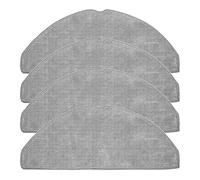 Lot De 4 Chiffons De Rechange For Serpillière, Compatibles Avec L'aspirateur Robot Eufy, L60, Accessoires Lavables En Microfibre.