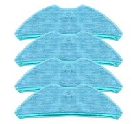 Lot de 4 chiffons de rechange pour aspirateur MEDION pour robot X50 SW MD 2004