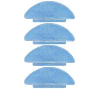 Lot de 4 chiffons de rechange pour aspirateur RoboJet X-One 2 Pro - Tampons de nettoyage en microfibre pour une meilleure performance de capture de la saleté