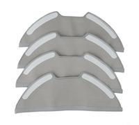 Lot de 4 chiffons de rechange pour aspirateur robot compatible avec M9, Eureka NERE10S E10S, Obode A8 A8 Plus
