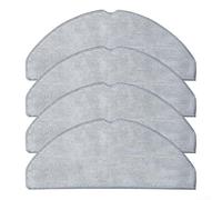 Lot de 4 chiffons de rechange pour aspirateur robot MiWhole M9 Lite avec coussinets en microfibre, compatibles avec R1 Edge et Eve pour Rook, offerts en 4 ou 10 pièces