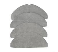 Lot de 4 chiffons de rechange pour Eufy G50 pour installation hybride sans effort en microfibre - Matériau stable pour sols propres - Convient pour L60 pour Hybrid SES 4 ou 10 pièces pour la maison