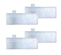 Lot de 4 chiffons de rechange pour nettoyeur vapeur Dupray en microfibre avec sections de bande de nettoyage renforcées