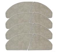 Lot de 4 chiffons de rechange simples pour aspirateur S8, S8 Plus, CLIEN T24 et ThinkAir RV50 Pro