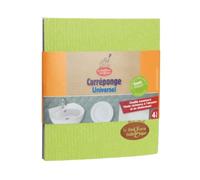 Lot de 4 Chiffons en Cellulose et Coton
