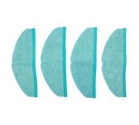 Lot de 4 chiffons en microfibre doux pour balai robot Conga 9090 AI