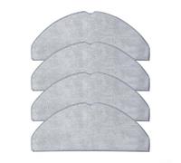 Lot de 4 chiffons en microfibre lavables en machine pour aspirateur Roborock Q7 M5+/Q7 TF/Q7T+ Obot