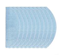 Lot de 4 chiffons en microfibre pour aspirateur Laresar Mars 01 et Lubluelu Robot Aspirateur Pièces de rechange (lot de 10)