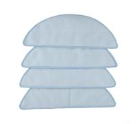 Lot de 4 chiffons en microfibre pour aspirateur robot Ecovacs Yeedi Y1 Pro Plus - Lot de 4 ou 10 serpillères lavables de rechange