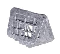 Lot De 4 Chiffons For Robot Nettoyeur De Vitres, Compatibles Avec Hutt Et W9