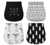 Lot de 4 chiffons pour bébé (style 5)